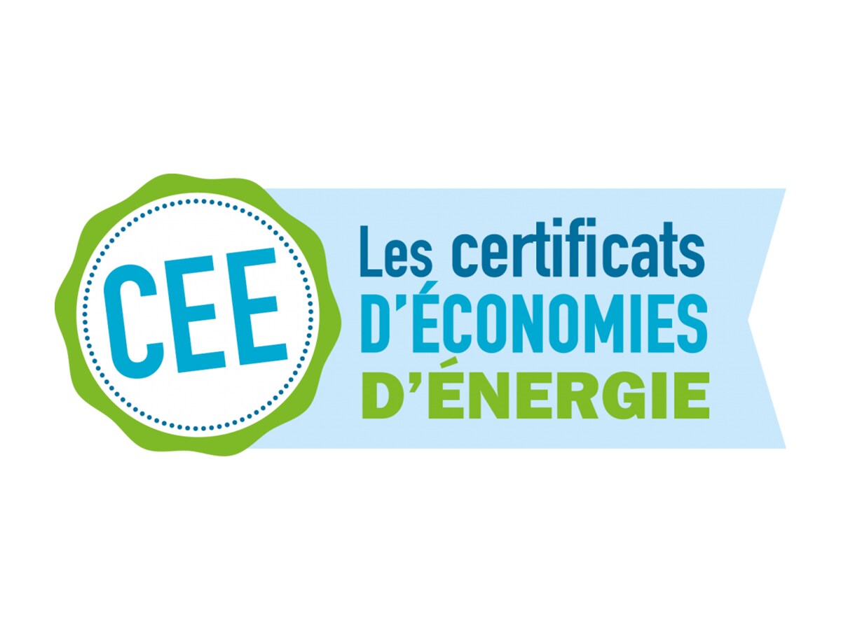 logo officiel des Certificats d’économie d’énergie dont bénéficie certains véhicules électriques Mercedes-Benz.