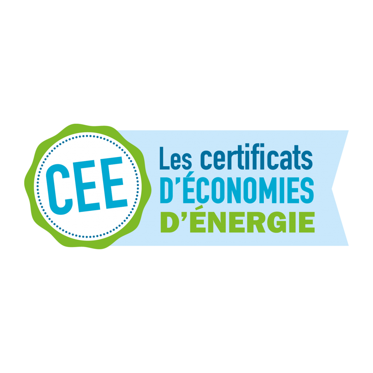 CEE logo officiel des Certificats d’économie d’énergie dont bénéficie certains véhicules électriques Mercedes-Benz.