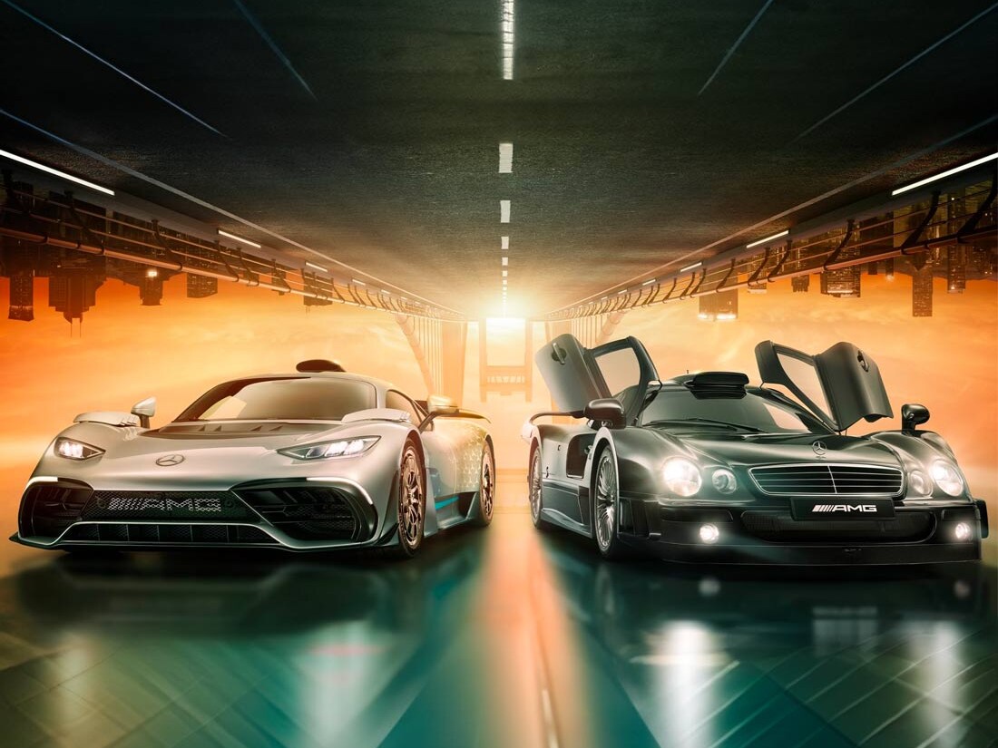 La gamme Mercedes-Benz AMG dans le désert