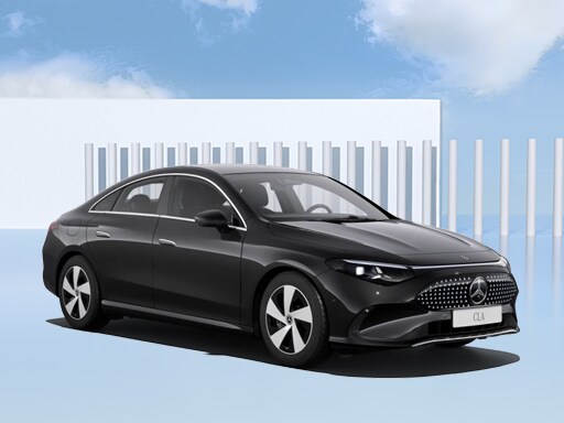 Le Night Package de la CLA entièrement électrique de Mercedes-Benz.