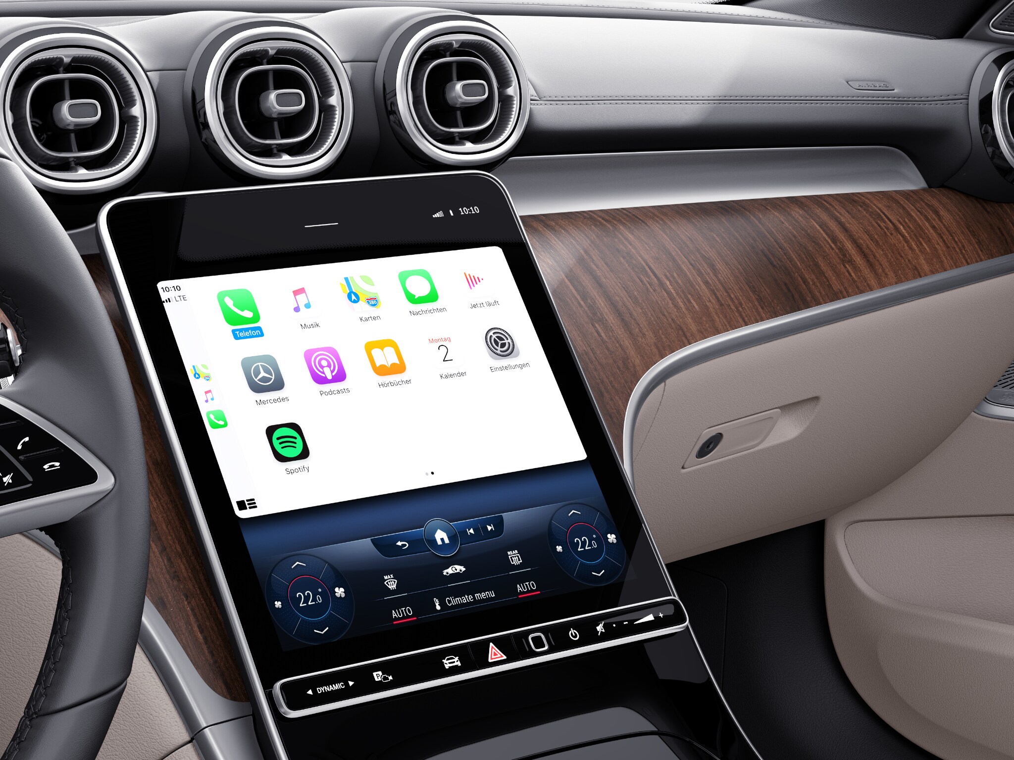 Intégration pour smartphone Android Auto™ et Apple CarPlay™
