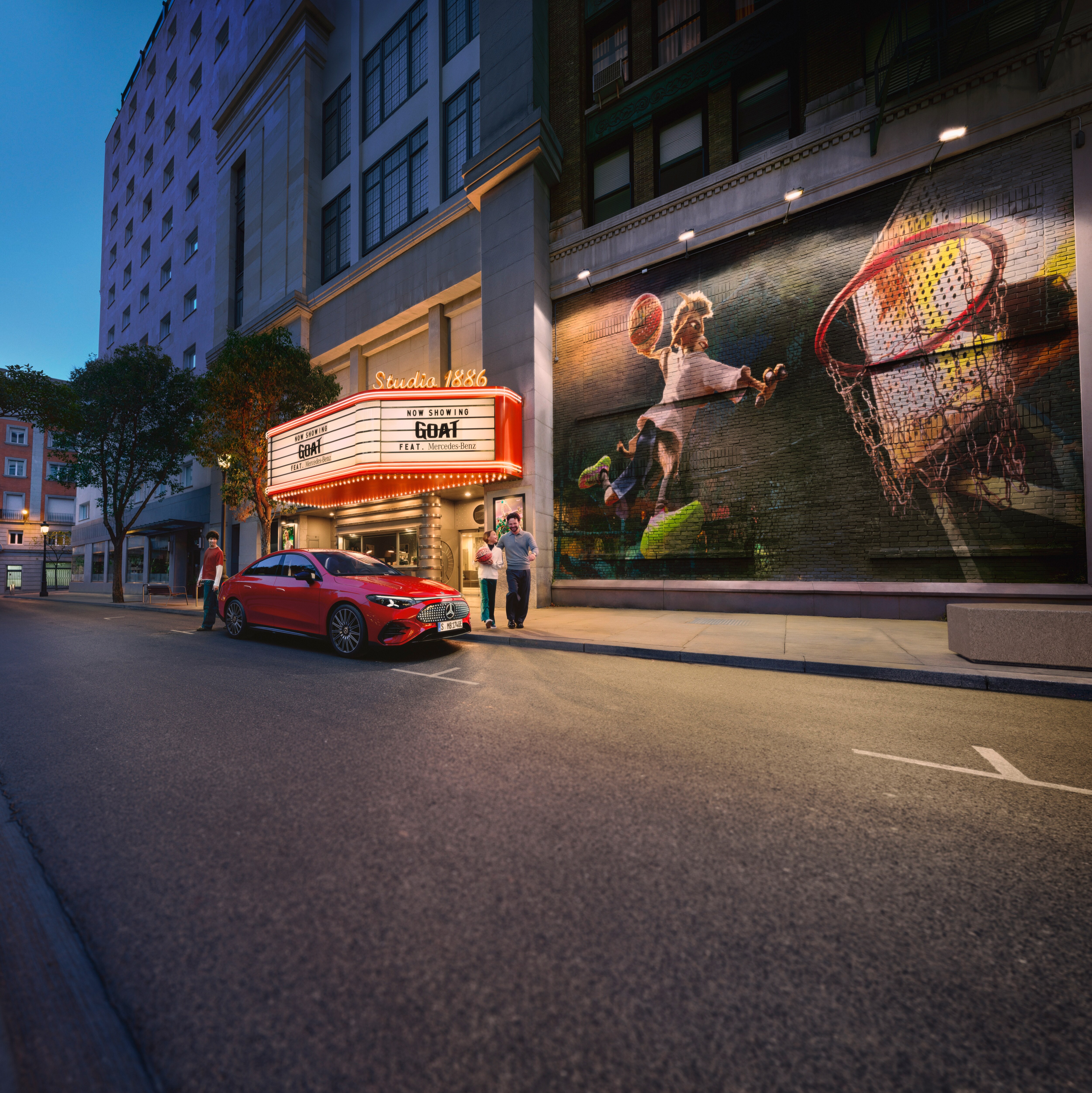 En collaboration entre Mercedes-Benz et GOAT – Rêver plus haut.