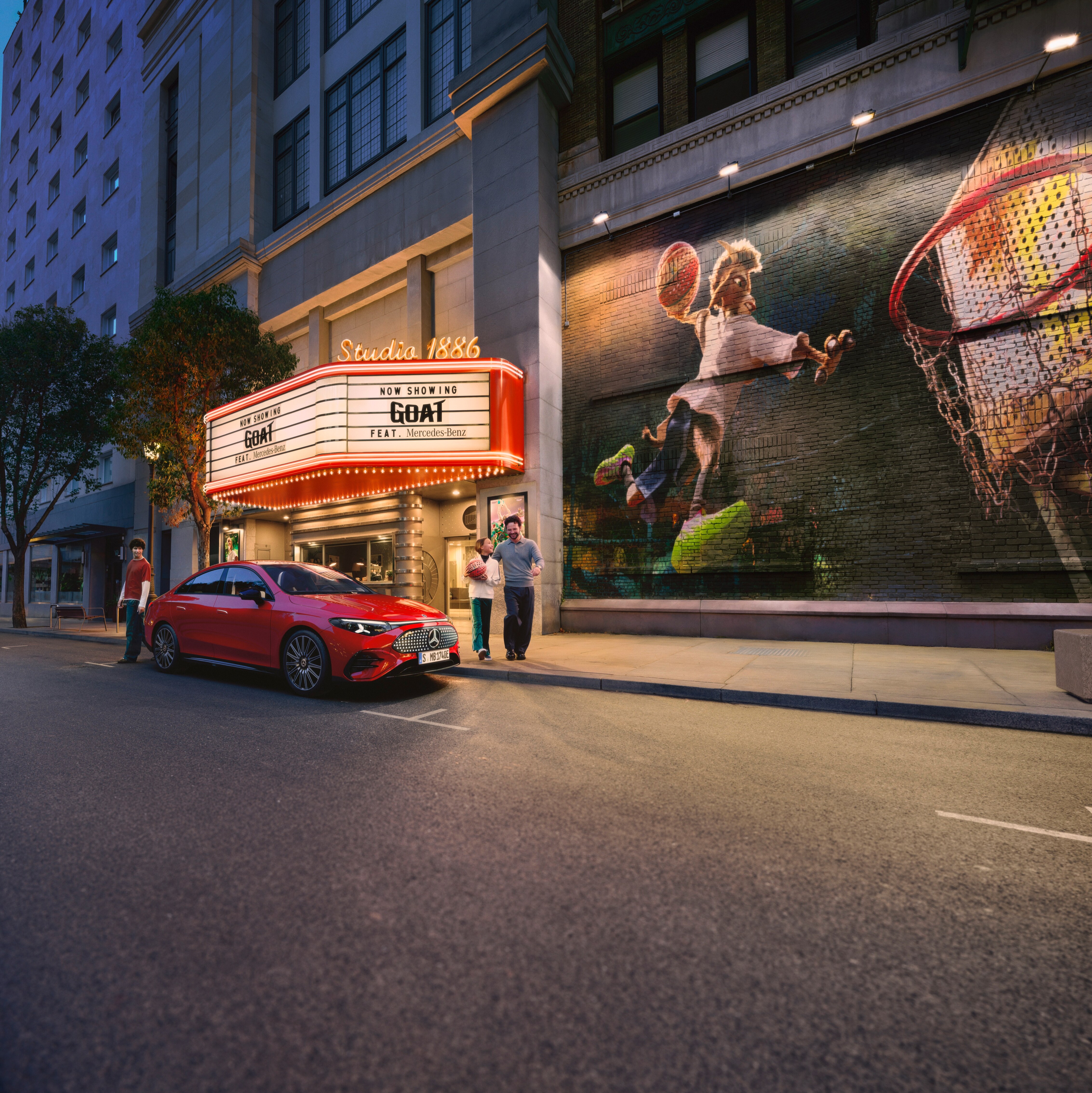 En collaboration entre Mercedes-Benz et GOAT – Rêver plus haut.