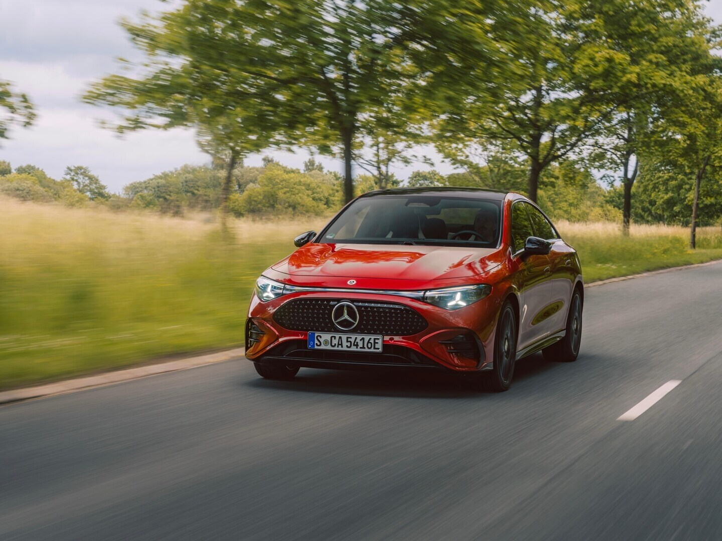 CLA 100% électrique sur route