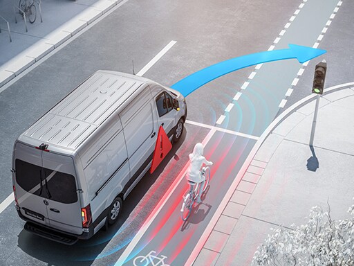 Ce système d’assistance1 peut vous avertir par des signaux visuels et sonores que des usagers de la route se trouvent dans l'angle mort du côté du passager avant.