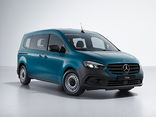 Avec le Citan Fourgon Mixto, vous disposez d'un VUL qui se distingue par son aspect haut de gamme et sa fonctionnalité étendue.