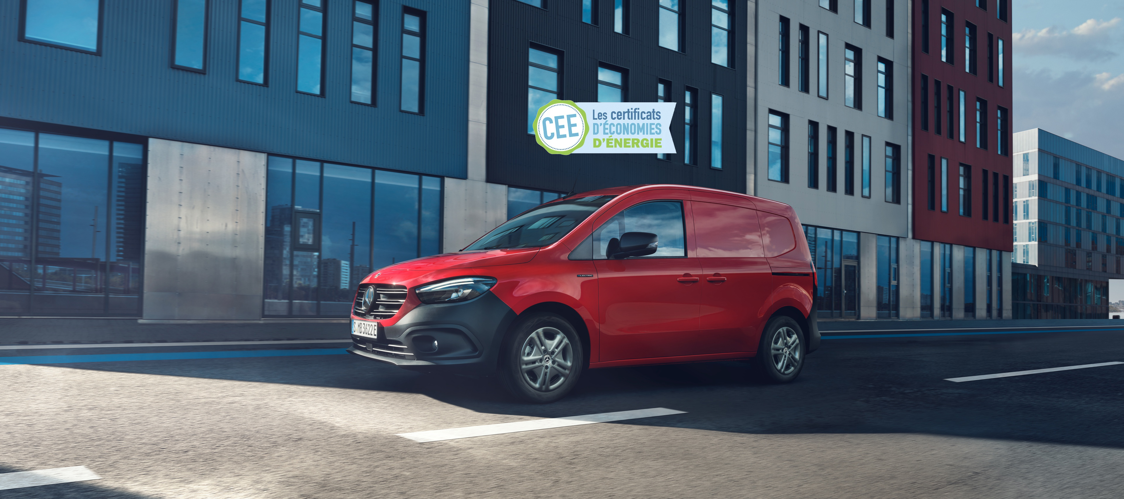 eCitan fourgon | Mercedes-Benz Le Mercedes-Benz eCitan fourgon en action.
