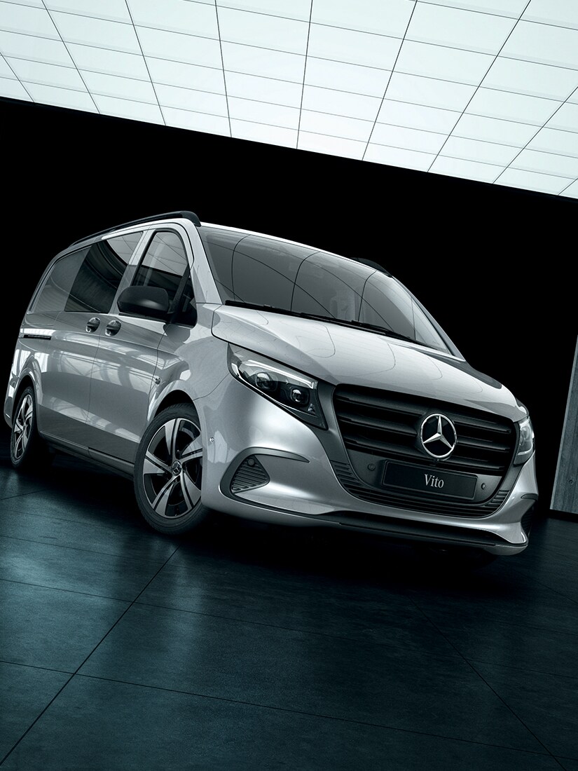 Le Nouveau Vito Mixto dans un parking.