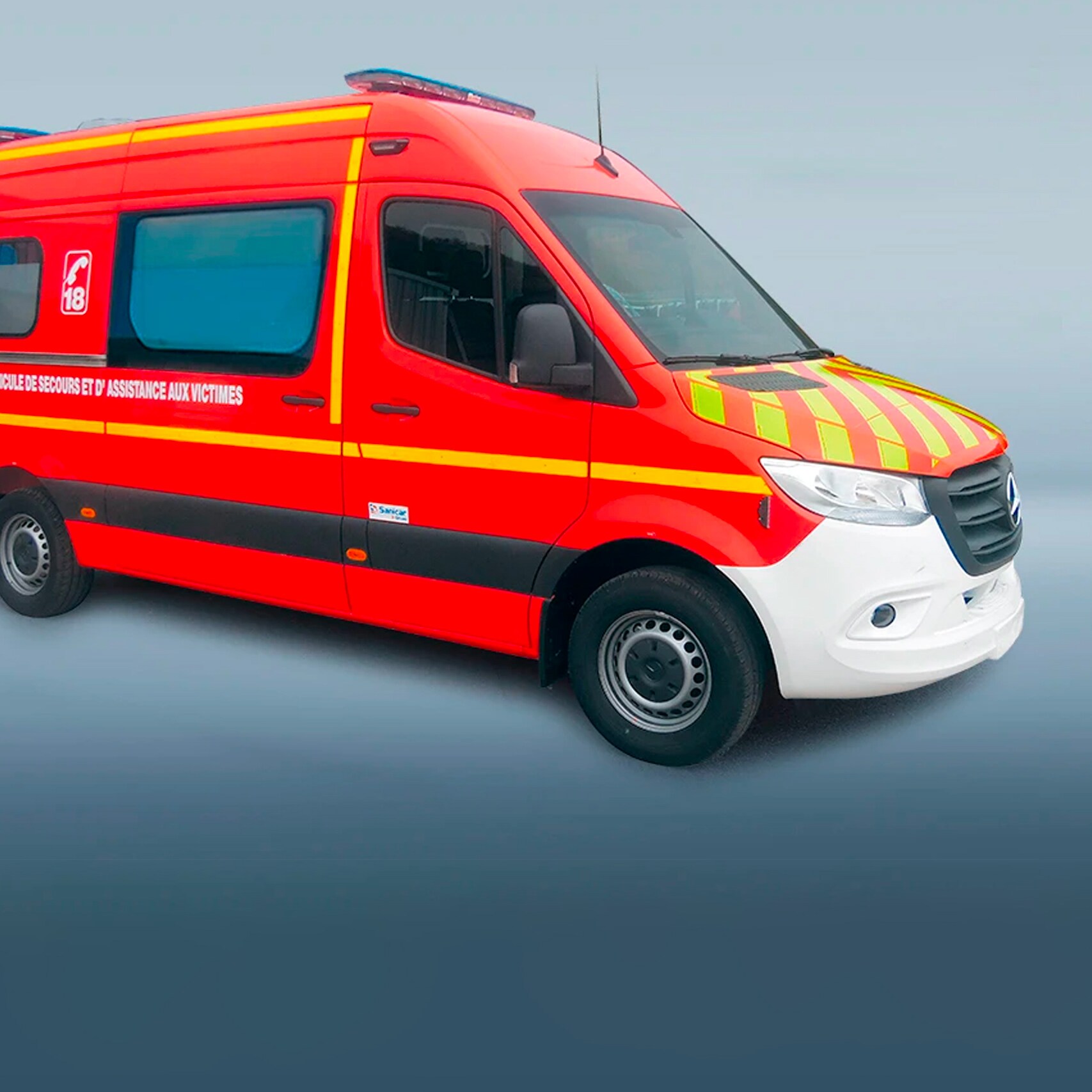 Nos solutions pour les véhicules de secours.