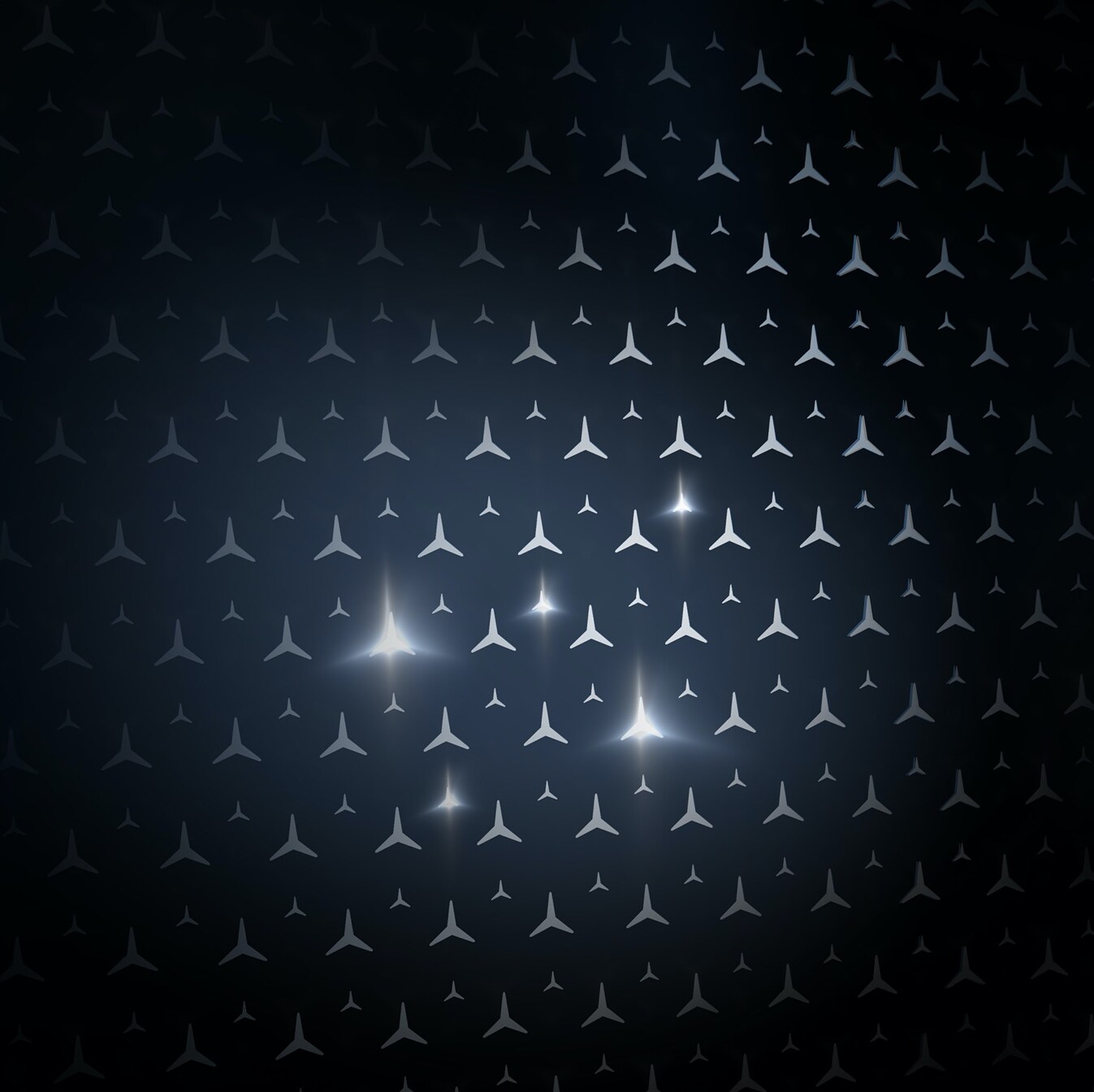 Les étoiles Mercedes-Benz brillent