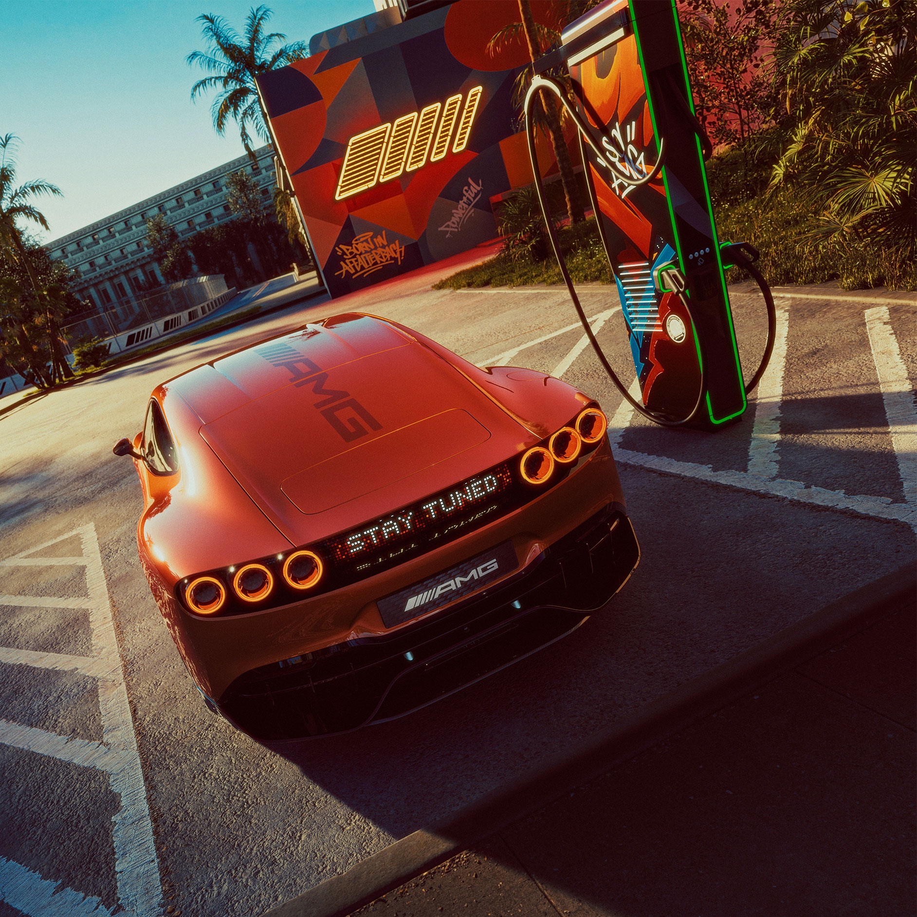 Charge ultra-rapide | AMG.EA | Mercedes-AMG La charge ultra-rapide du nouveau CONCEPT AMG GT XX avec l'architecture électrique AMG (AMG.EA) de Mercedes-AMG.