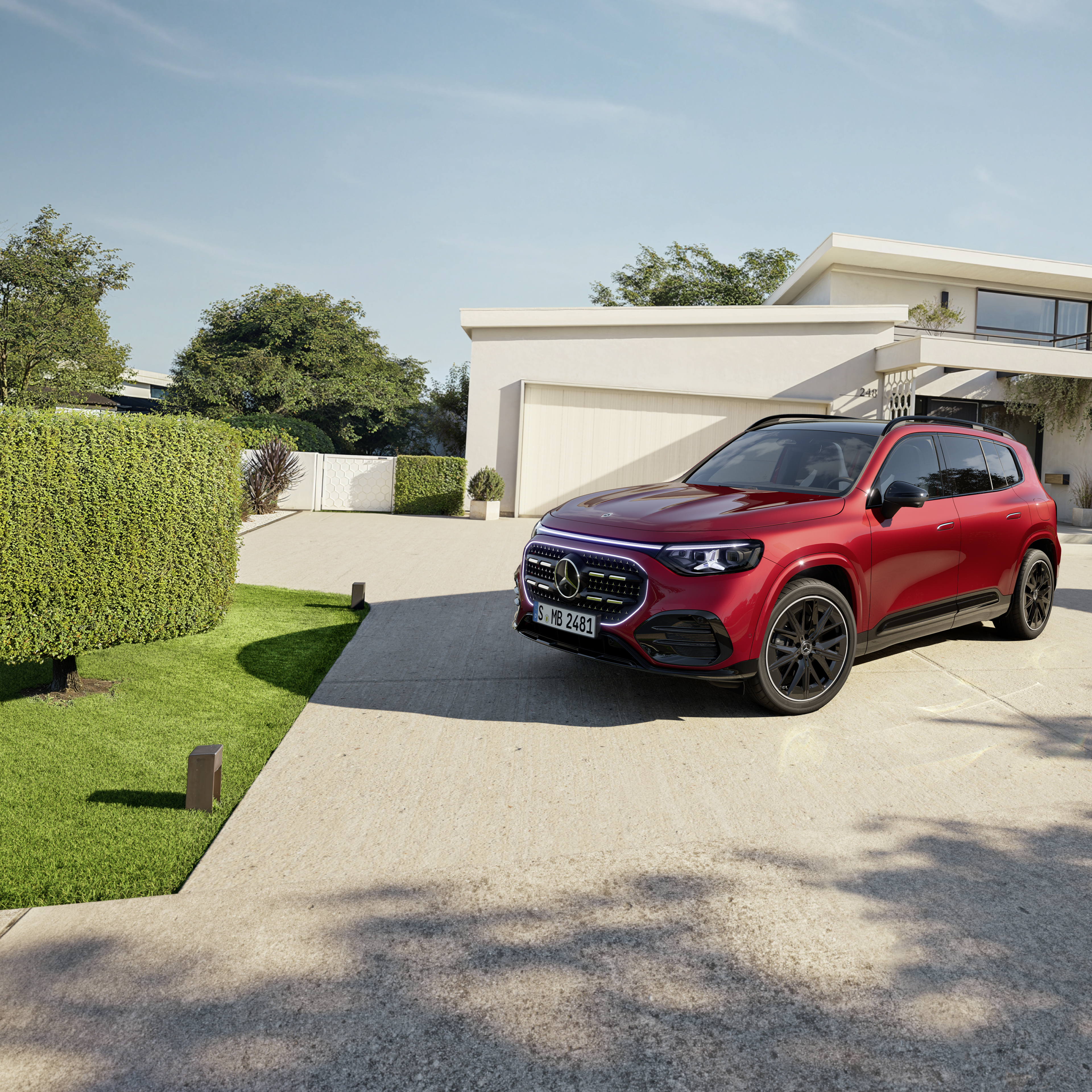 Fonctionnement d'un véhicule hybride Nouveau GLB Hybride | Mercedes-Benz