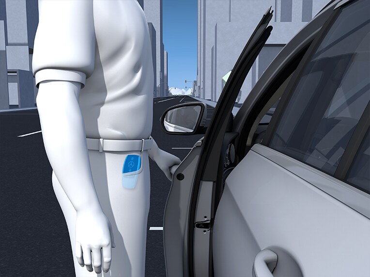 KEYLESS-GO dans la nouvelle Mercedes-Benz Classe B.