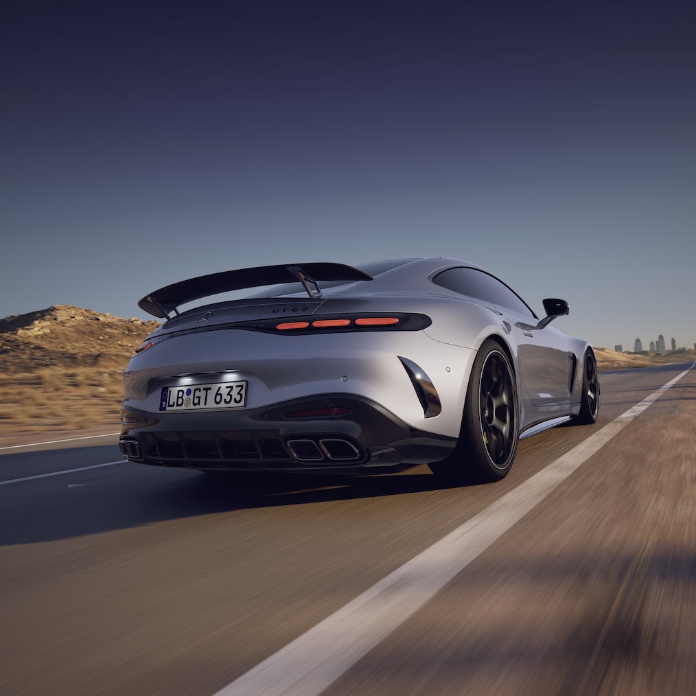 La transmission intégrale 4MATIC+ Performance AMG dans la Mercedes-AMG GT Coupé.