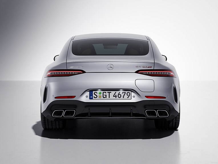 La Mercedes-AMG GT 63 S E PERFORMANCE avec Pack Chrome AMG.