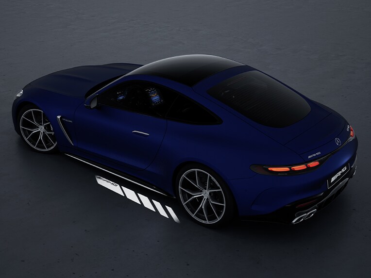 La projection de logo AMG la nouvelle Mercedes-AMG GT 63 S E PERFORMANCE.