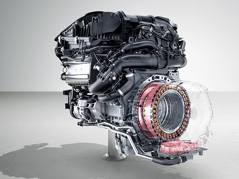 Le moteur de la Mercedes-Benz Classe C Break.