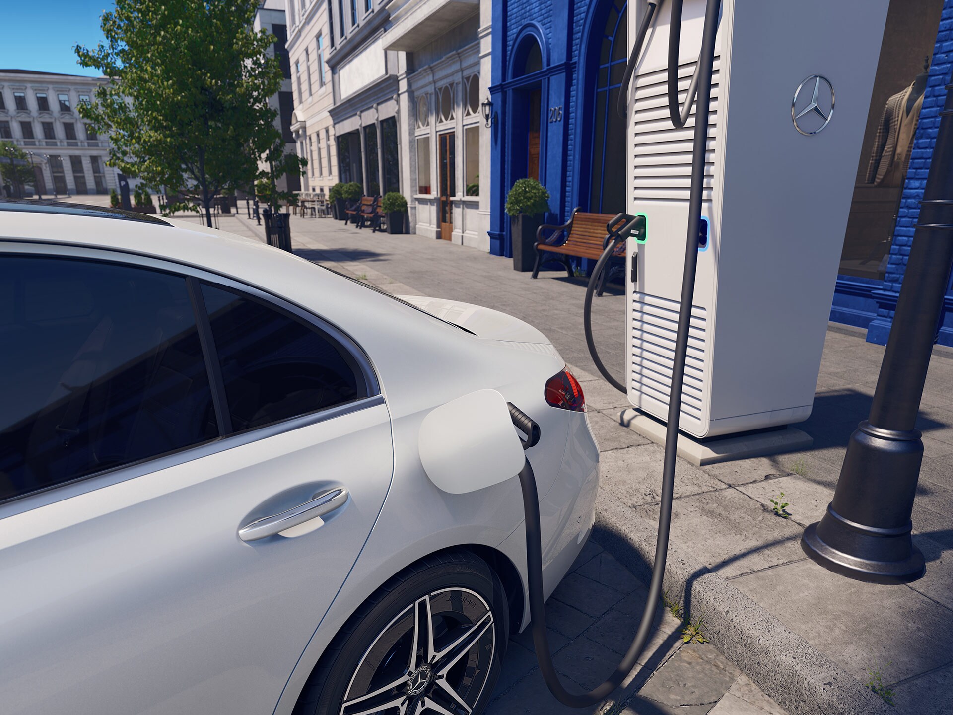 L'autonomie de la nouvelle Classe C Berline en version hybride rechargeable de Mercedes-Benz.