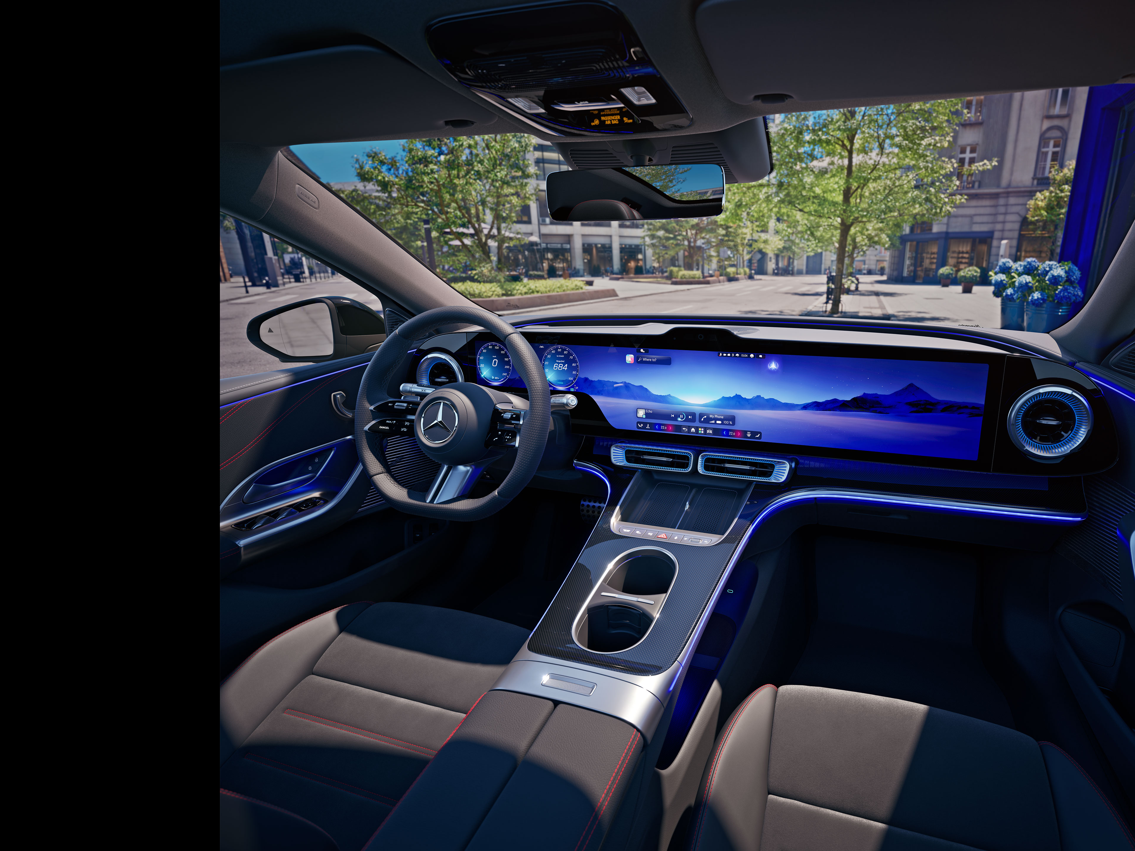 Intérieur | Classe C | Mercedes-Benz L'intérieur de la nouvelle Classe C de Mercedes-Benz.