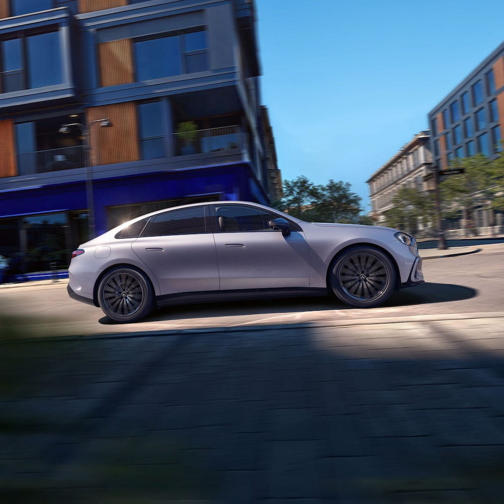 Le Pack Agilité et Confort de la toute nouvelle Classe&nbsp;C électrique de Mercedes-Benz.