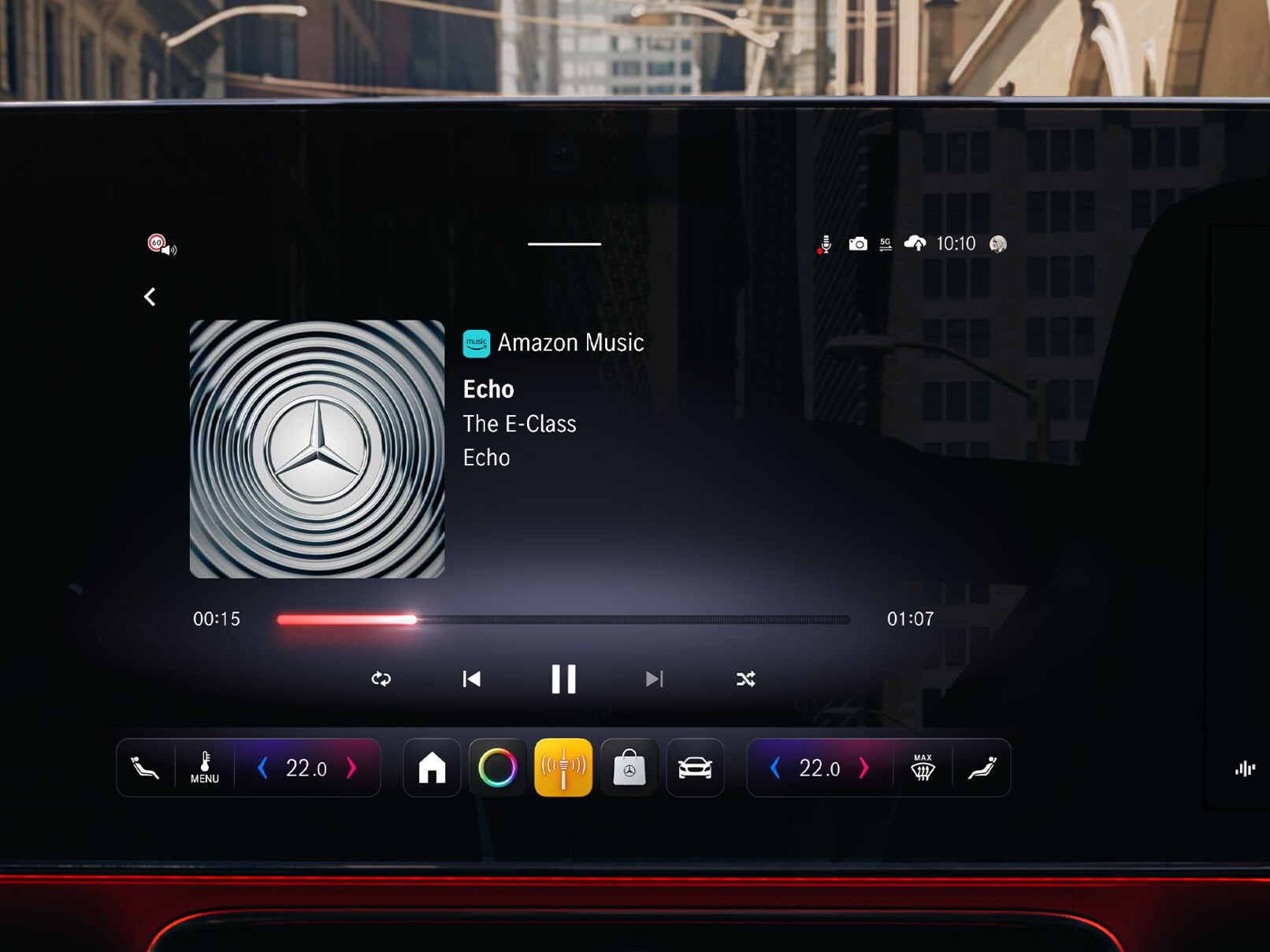 L’extra numérique : MBUX Entertainmentn dans le tout nouveau CLA de Mercedes-Benz.