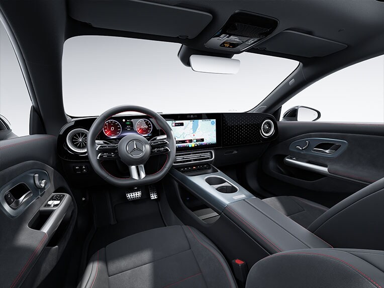 La ligne AMG dans la CLA entièrement électrique de Mercedes-Benz.