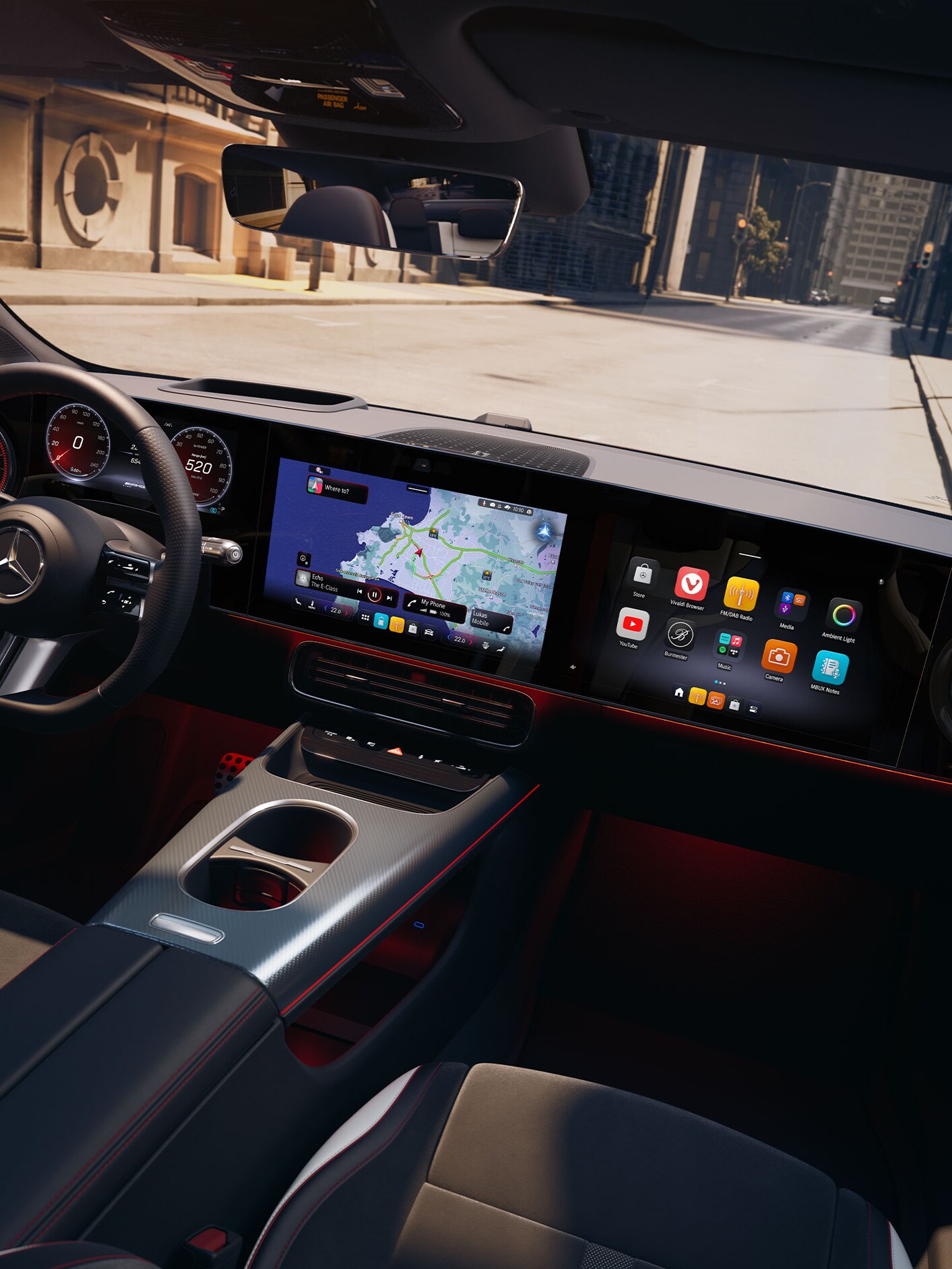 Le MBUX de quatrième génération dans la toute nouvelle CLA de Mercedes-Benz.