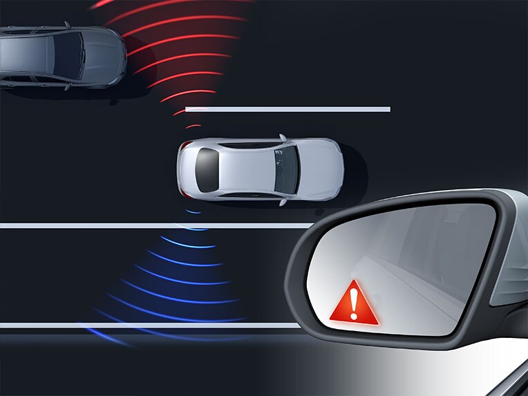 L’assistant d’angle mort de la nouvelle Mercedes-Benz CLA Shooting Brake.