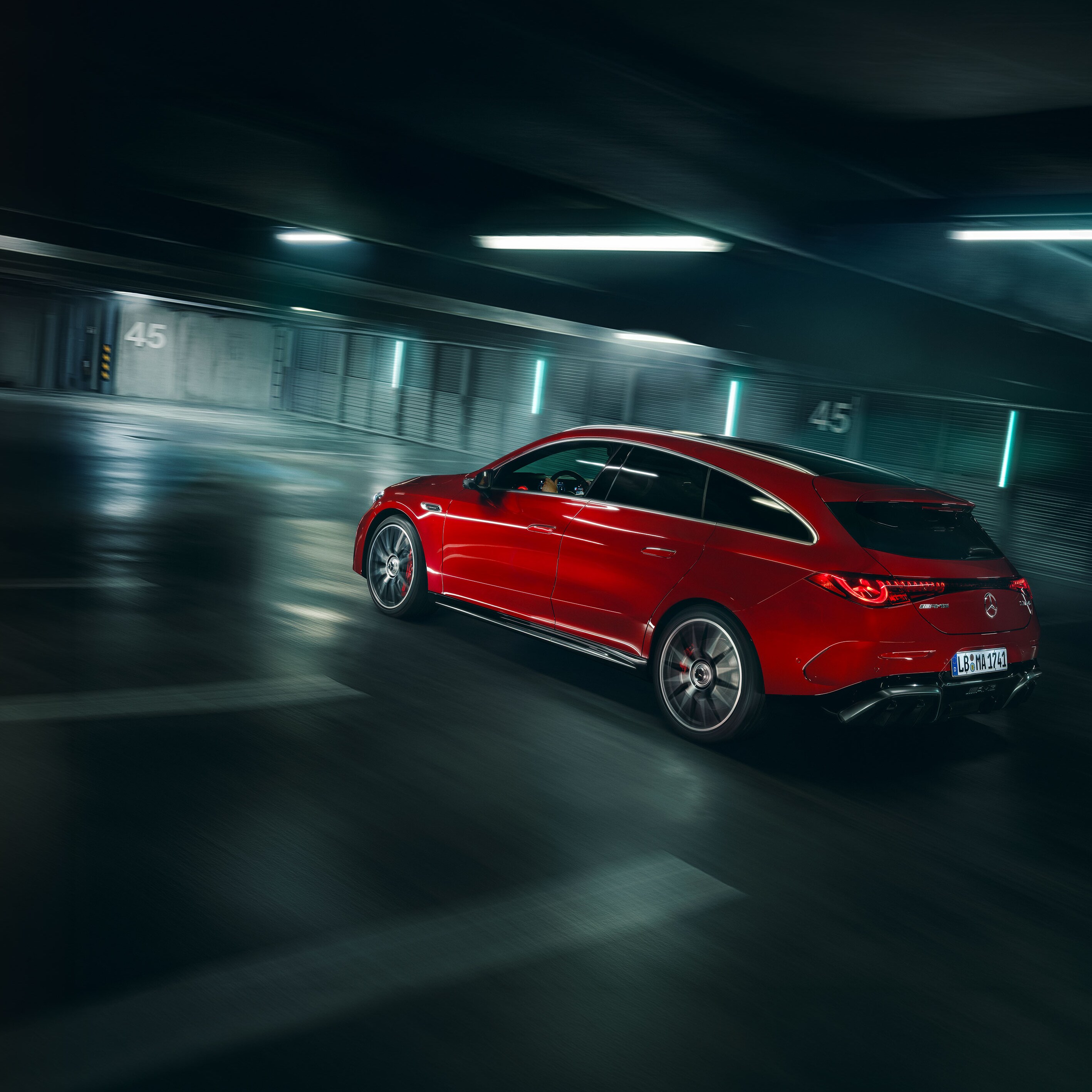 Les performances du tout nouveau Mercedes-AMG CLA 45 électrique 4MATIC+ Shooting Brake.