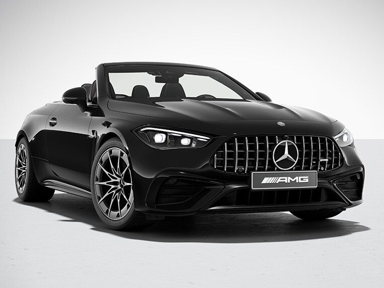 Le Mercedes-AMG CLE Cabriolet avec Pack Nuit AMG.