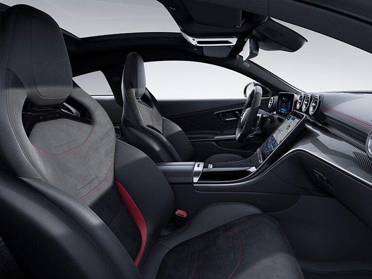 Les sièges Performance AMG du nouveau pack Sièges Mercedes-AMG CLE Coupé.