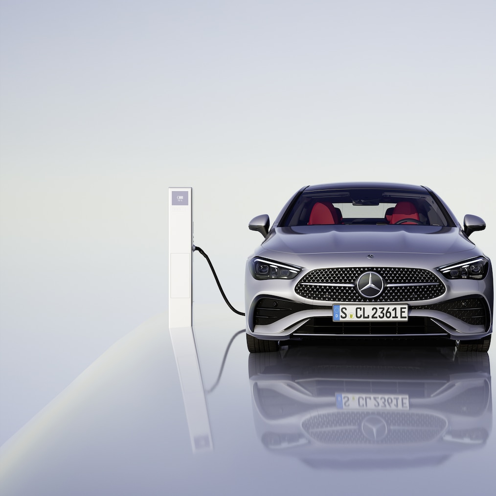 Un phare avec DIGITAL LIGHT de la Mercedes-Benz CLE Coupé.