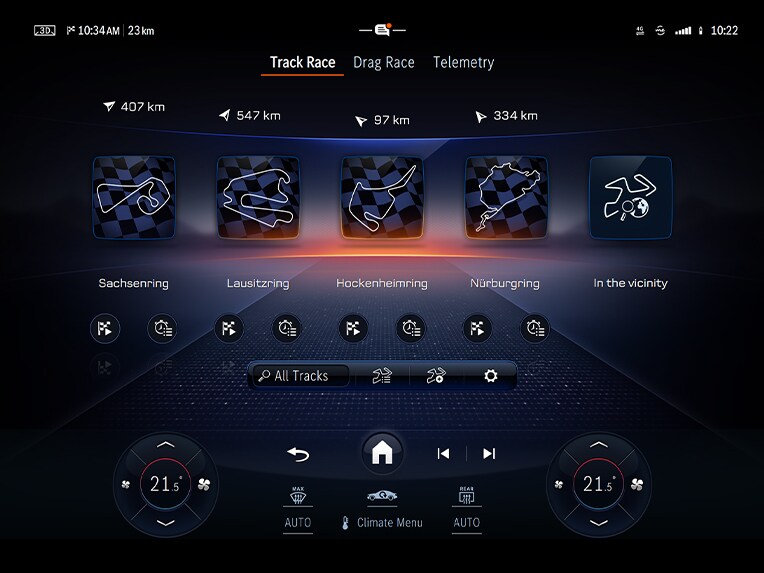 L’AMG TRACK PACE de la Mercedes-AMG Classe E Break.