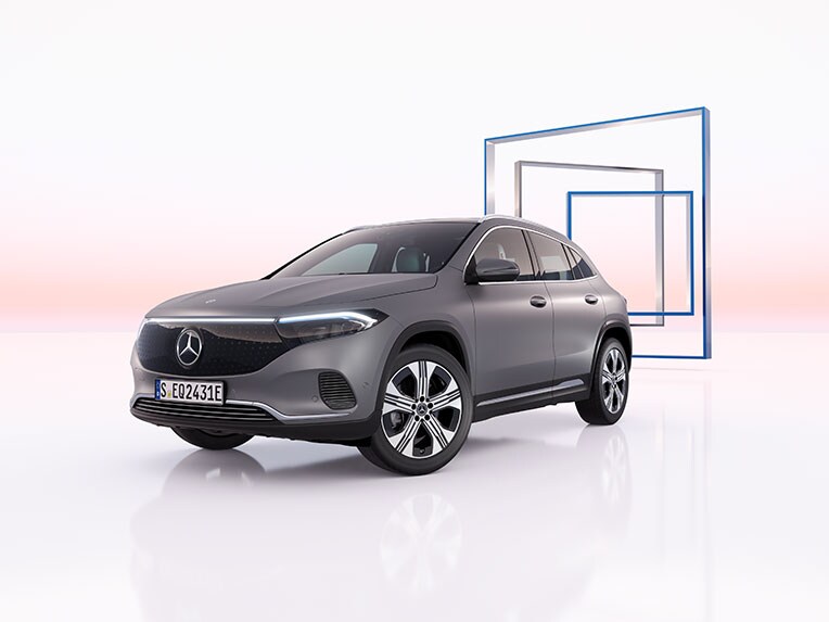 L’EQA de Mercedes-Benz avec la ligne d'équipement Progressive.