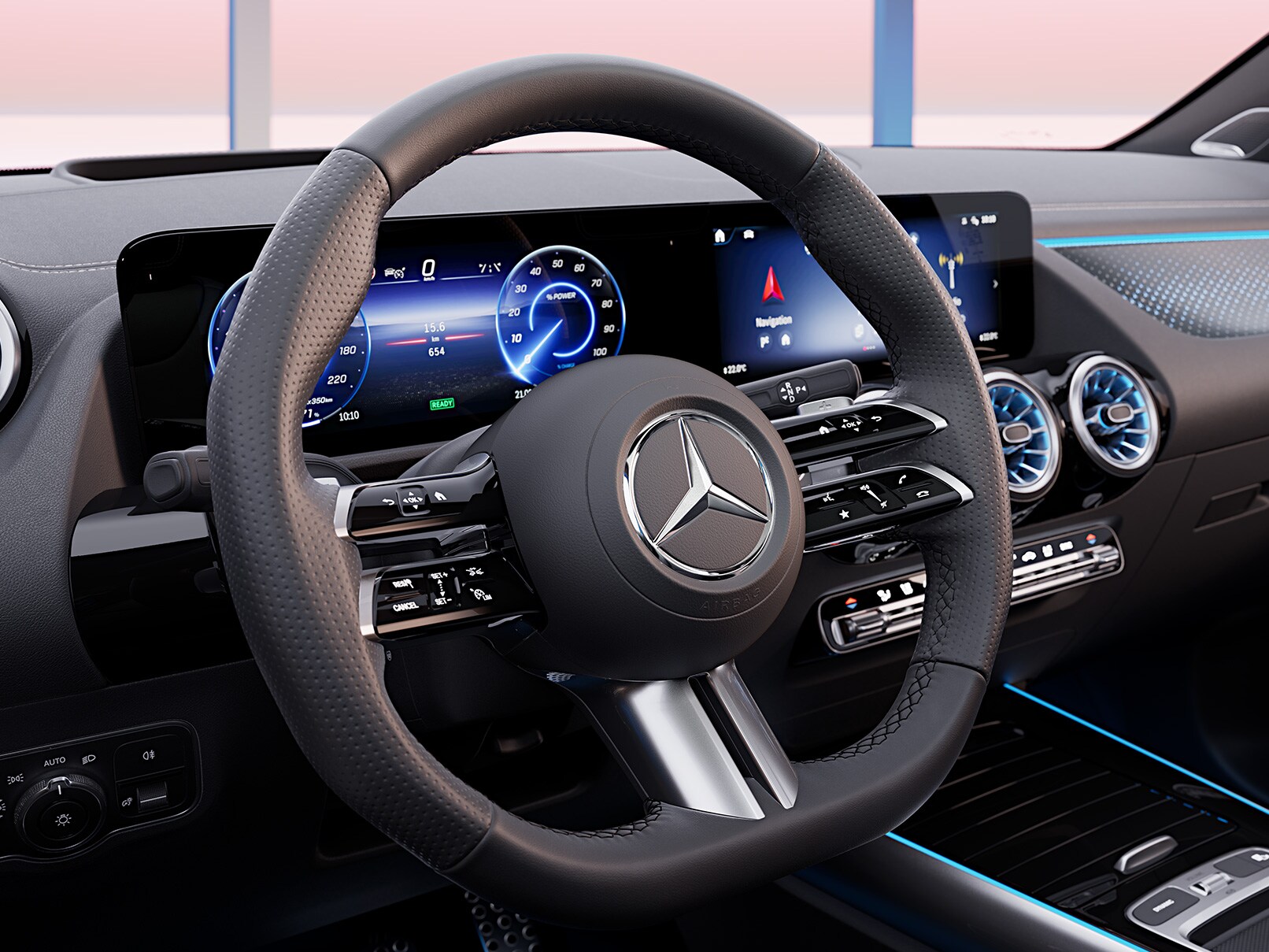 Volant sport multifonction | EQA | Mercedes-Benz