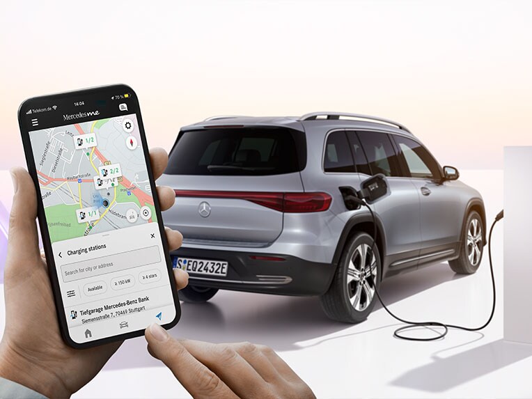 Green Charging dans l'EQB de Mercedes-Benz.