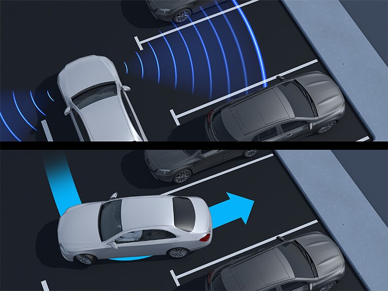 Aide au stationnement active| EQE Berline | Mercedes-Benz