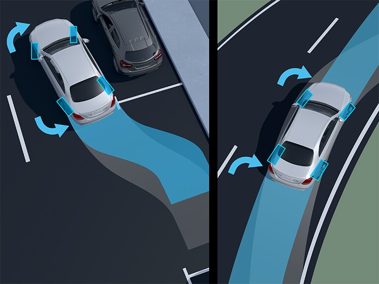Direction de l’essieu arrière | EQE Berline | Mercedes-Benz