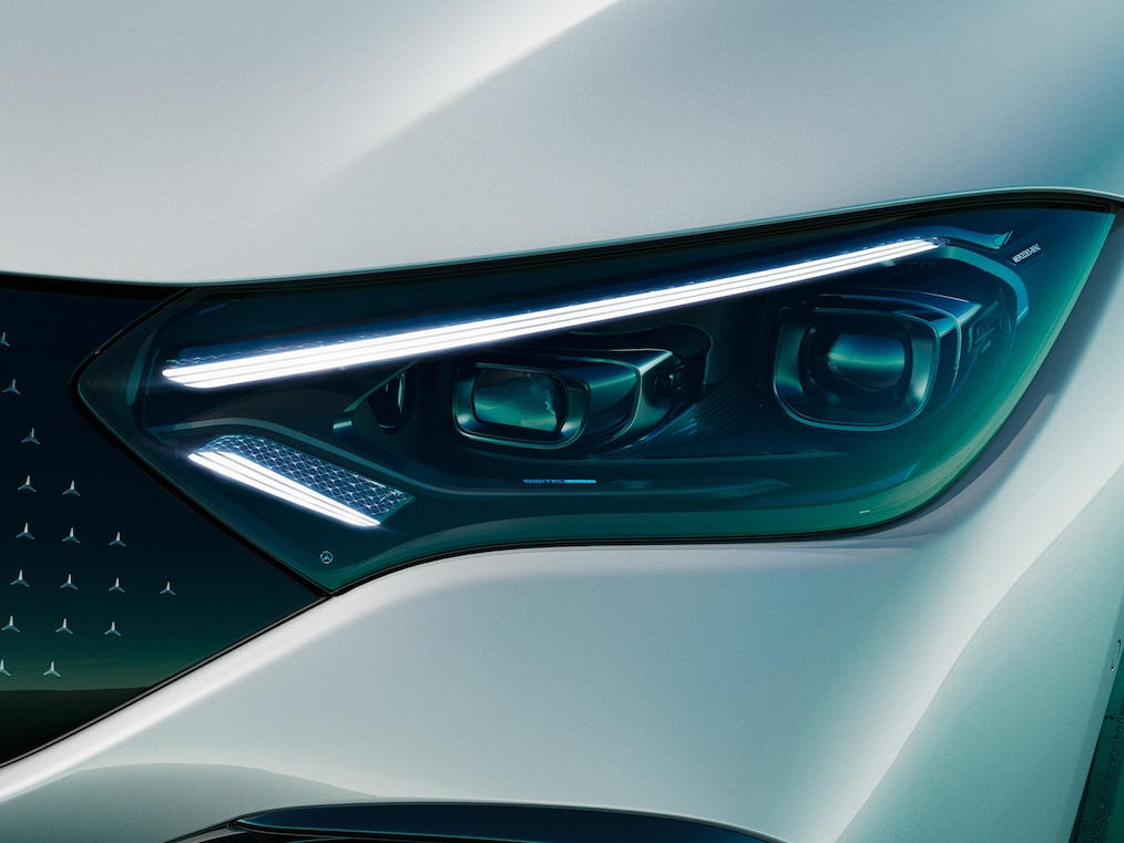 L'habitacle de la berline EQE de Mercedes-Benz.