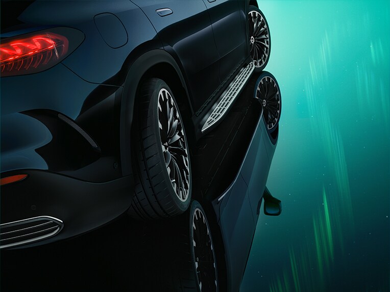 Roues arrière directrices | EQE SUV | Mercedes-Benz