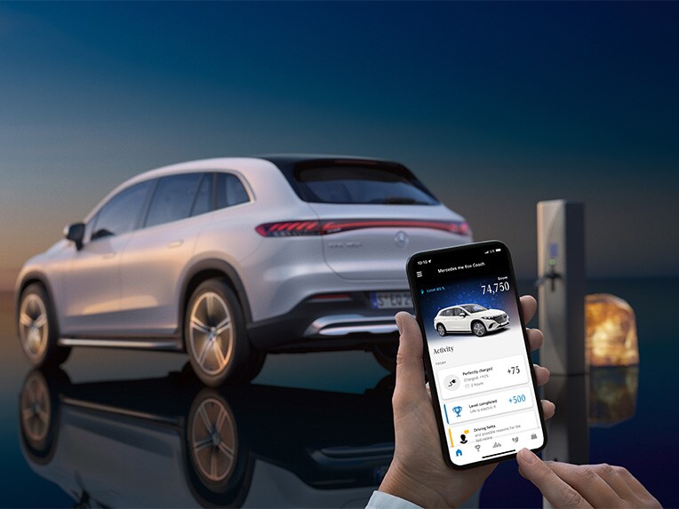 Application ECO Coach | EQS SUV | Mercedes-Benz