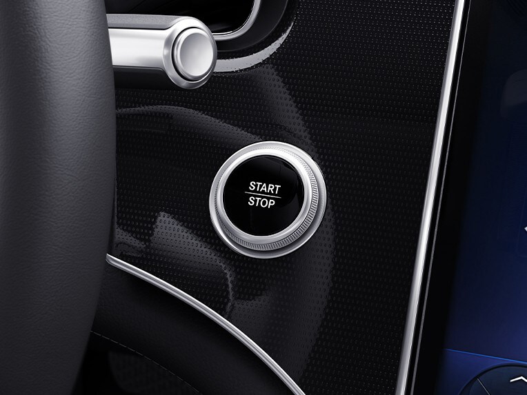 Une représentation graphique du Pack Avantage KEYLESS-GO de la berline EQS de Mercedes-Benz.