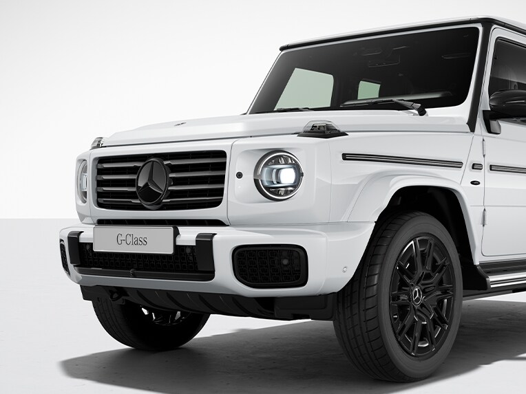 La Mercedes-Benz Classe G entièrement électrique avec le Pack Nuit II.