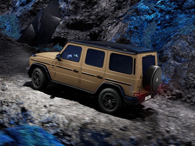 Mode extra-lent Offroad de la Mercedes-Benz Classe G entièrement électrique.