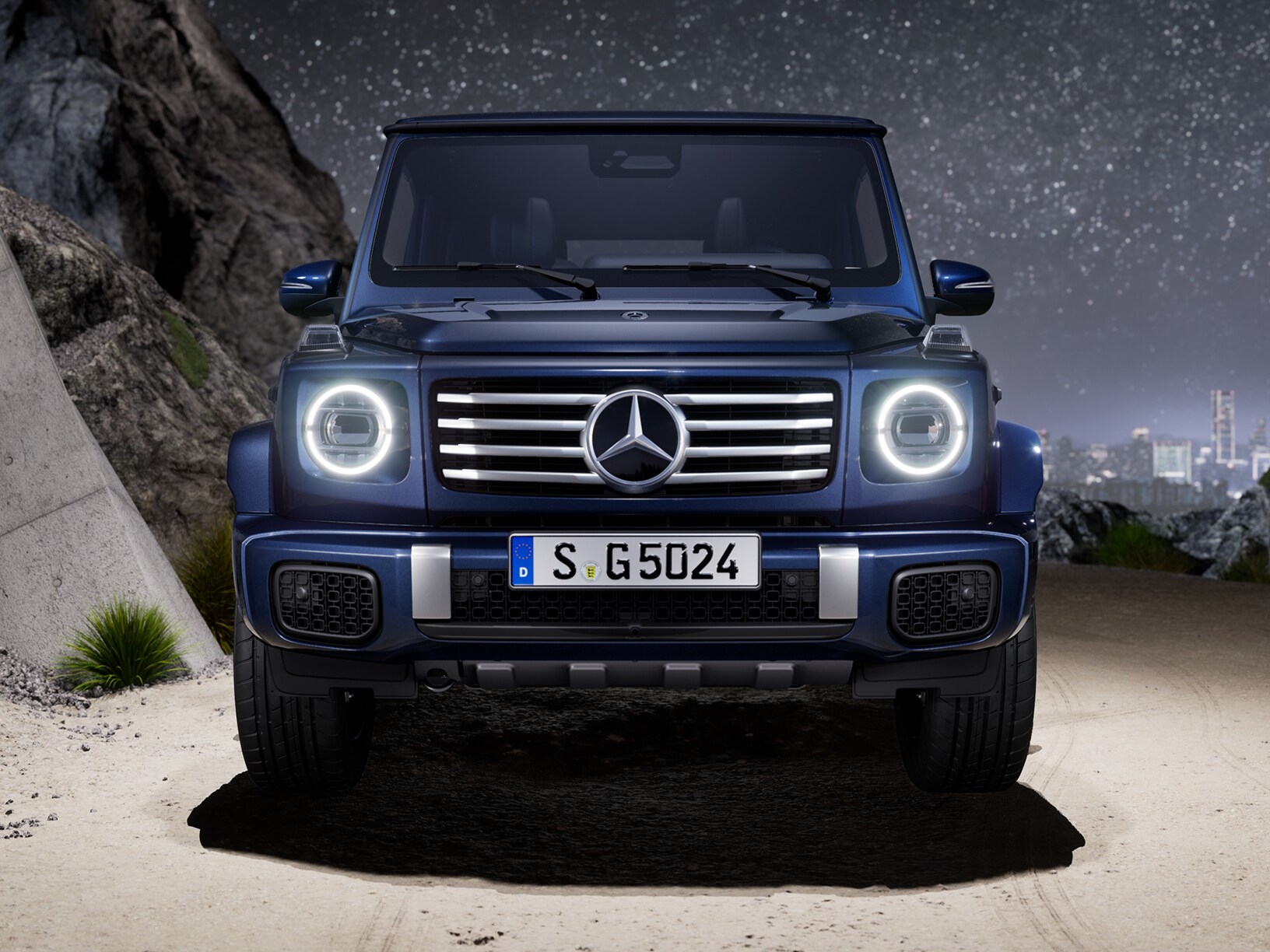 La Nouvelle Classe G dans une vue frontale.