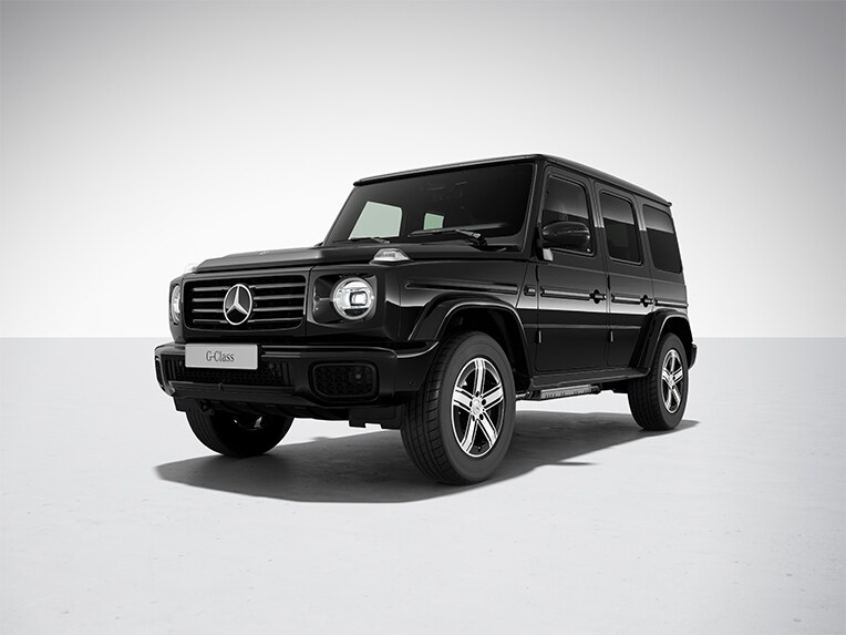 La Mercedes-Benz Classe G avec un équipement de série extérieur.