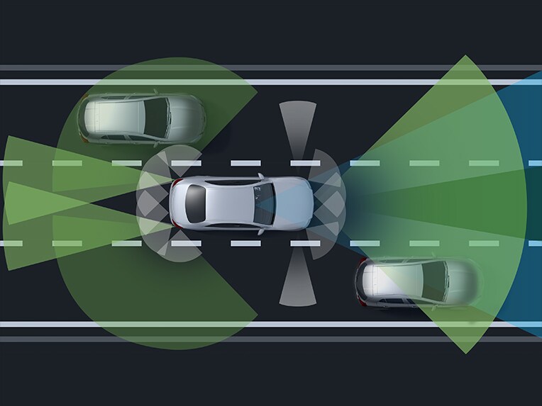 Le pack Assistance à la conduite du nouveau Mercedes-Benz GLA.