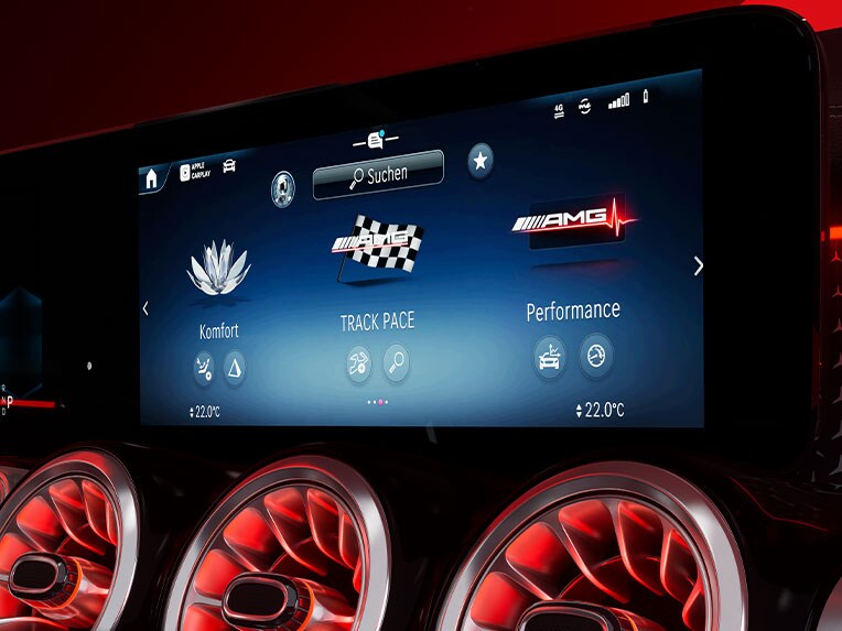 AMG TRACK CONTROL dans la nouvelle Mercedes-AMG GLB.