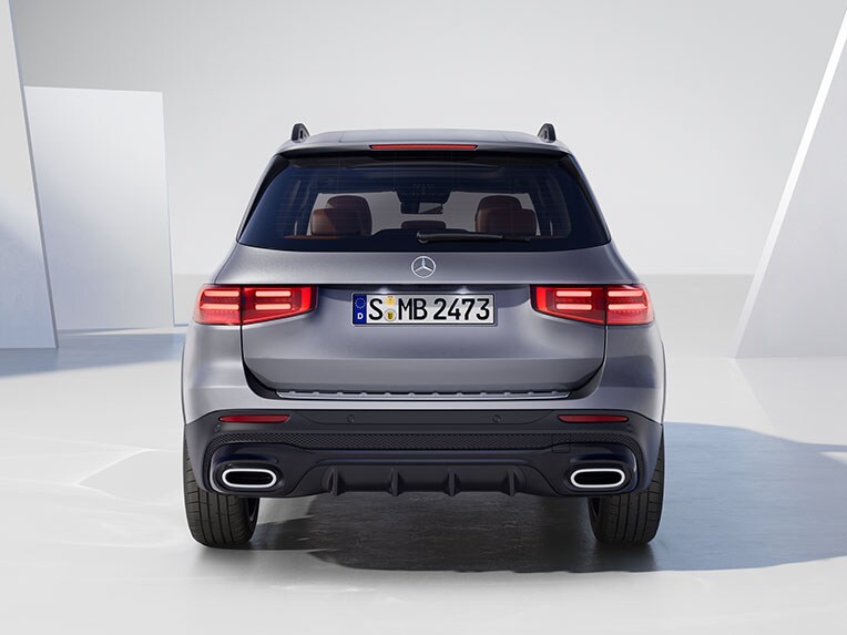 L'extérieur du nouveau Mercedes-Benz GLB.
