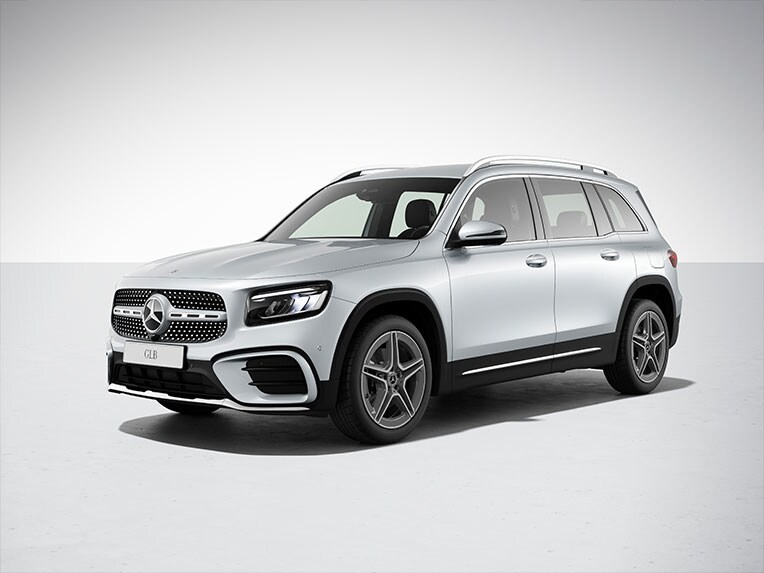 L'AMG Line à l'extérieur du nouveau GLB de Mercedes-Benz.